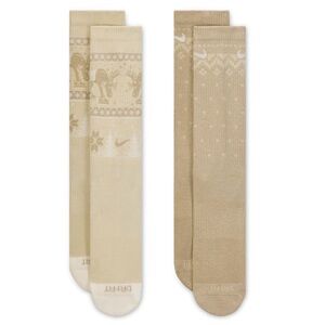 Nike Holiday Beige and Cream Socks